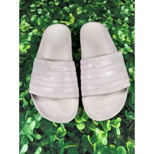 Adidas Girls Baby Pink Slides Sandals Pool Beach Shower Shoes Size 6